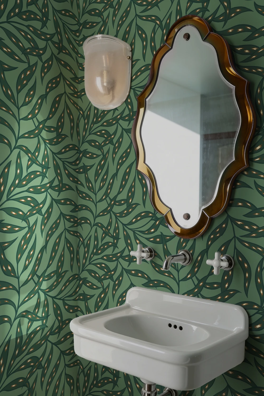 Harmonie de feuilles de menthe