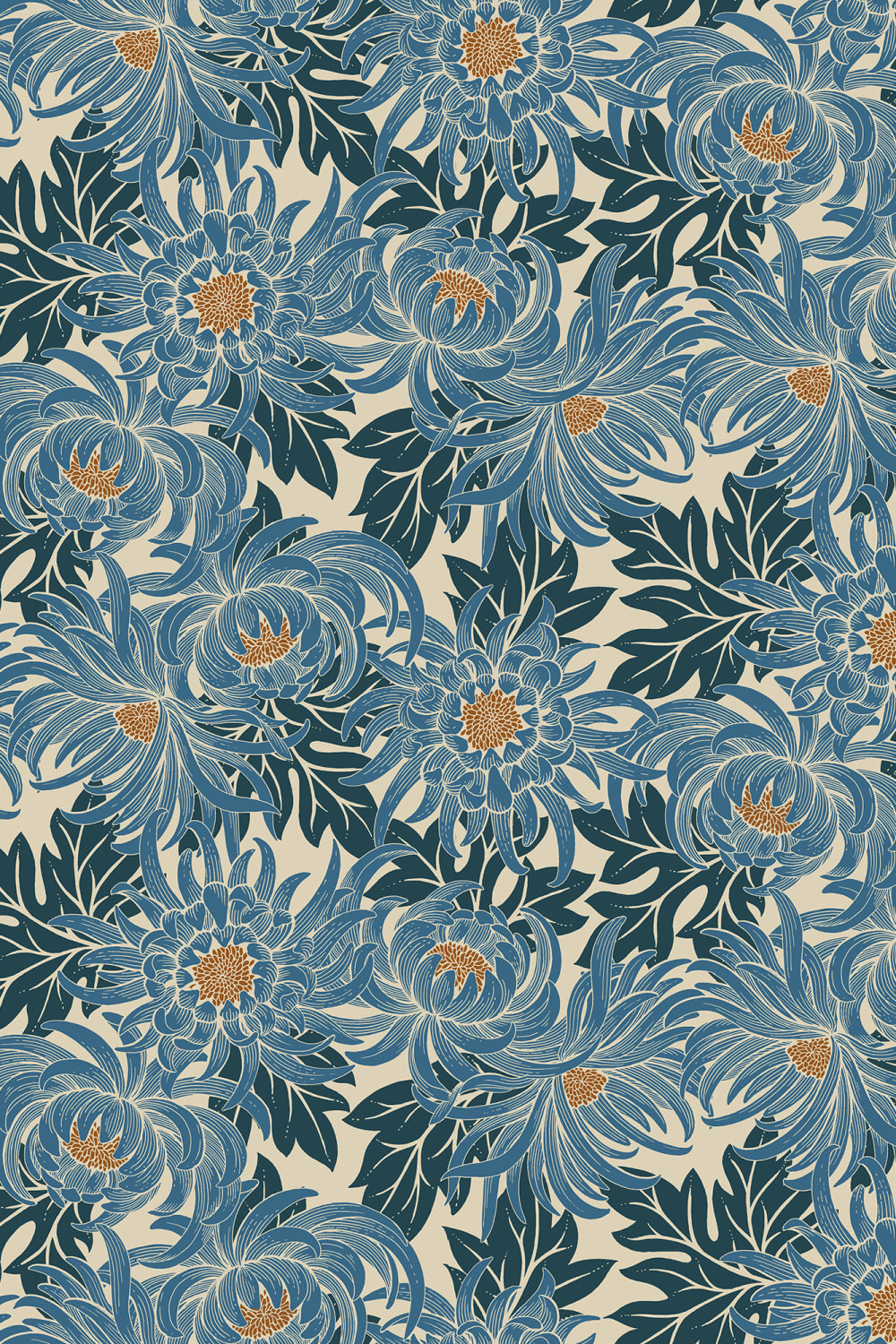 Rythme floral élégant