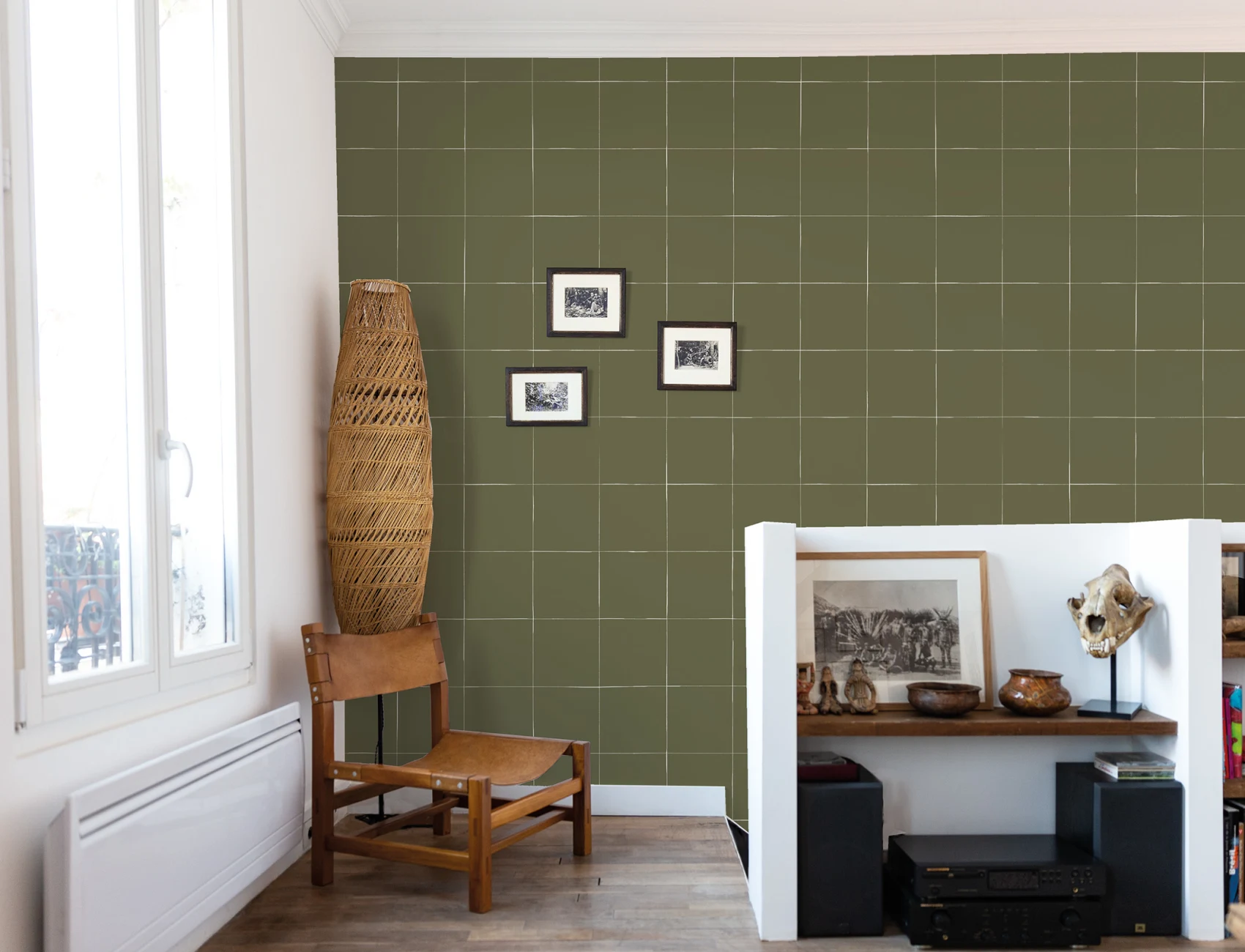 Olive Grid Elegantie