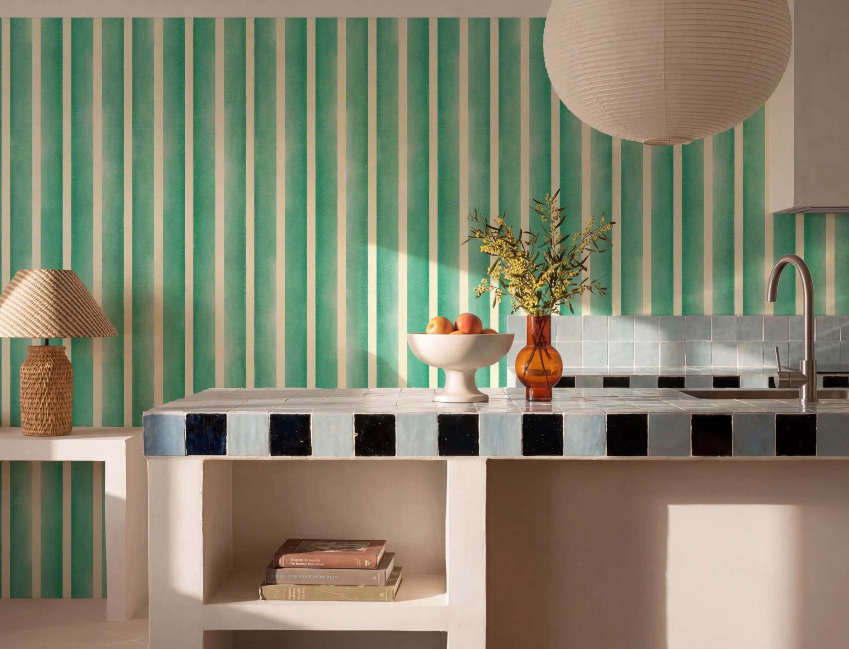 Turquoise Stripes