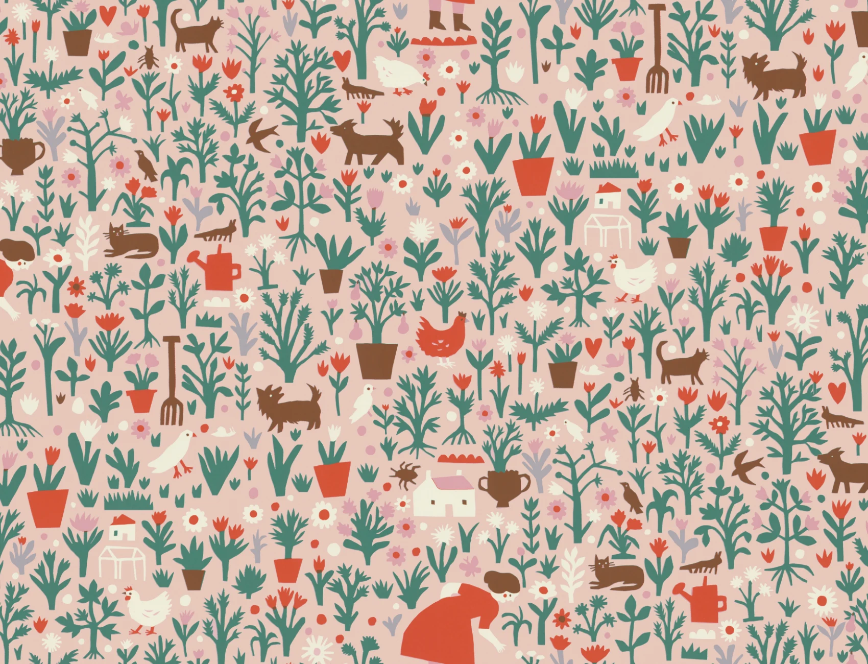 Dense all-over — kitchen garden