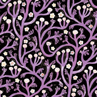 Cottage, Lavender pattern image