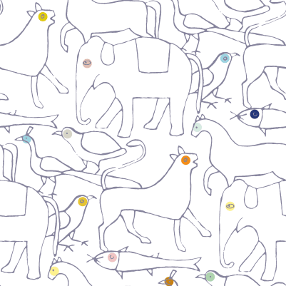 Animals, Anthracite pattern image