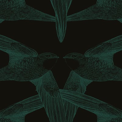 Black Birds, Chlorophylle pattern image