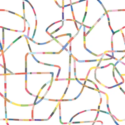 Asana, CMJN pattern image