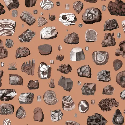 Crystals, Terra Cotta pattern image