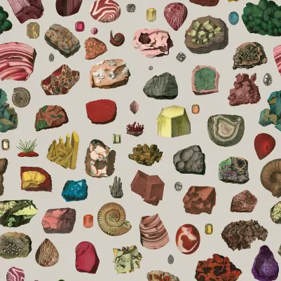 Crystals, Beige pattern image