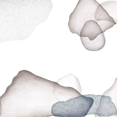 Corps Celeste, White Grey pattern image