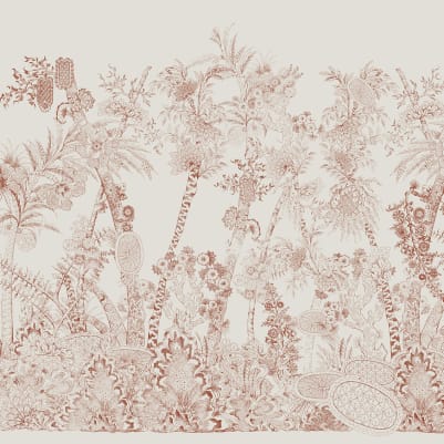 Flora, Sepia pattern image