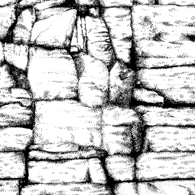 The Cave, Black & White pattern image