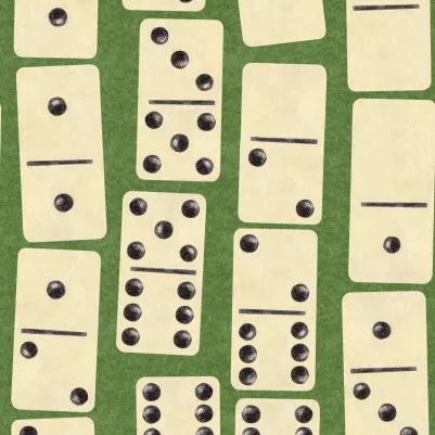 Domino, Grass pattern image