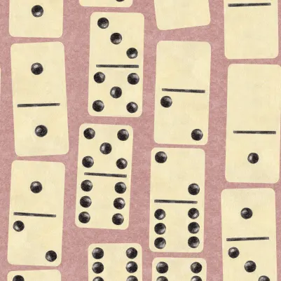 Domino, Buvard pattern image