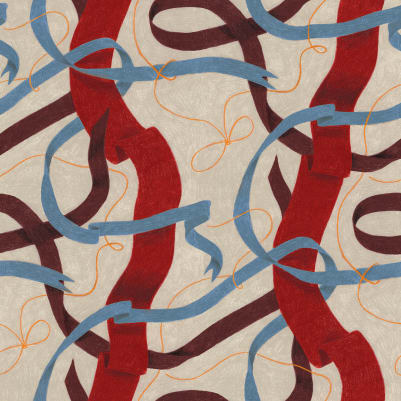 Bow, Rubis pattern image